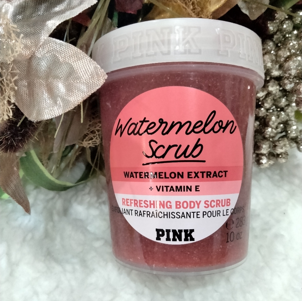 Victoria's Secret Pink Watermelon Body Scrub New!